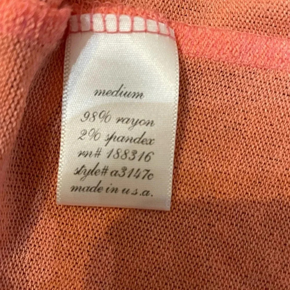 Francesca’s Coral Cardigan sz Medium NWT - Picture 5 of 5